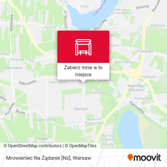 Mapa Mrowieniec Na Żądanie [Nż]