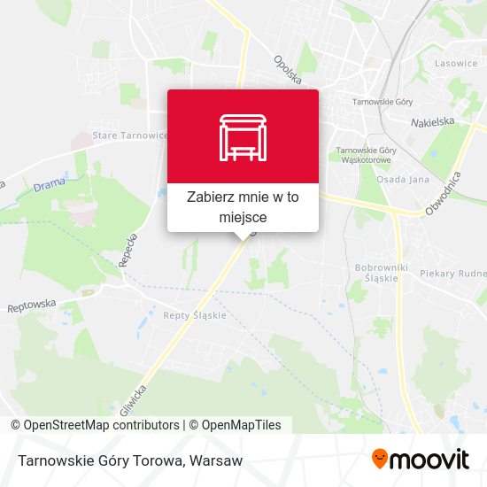 Mapa Tarnowskie Góry Torowa