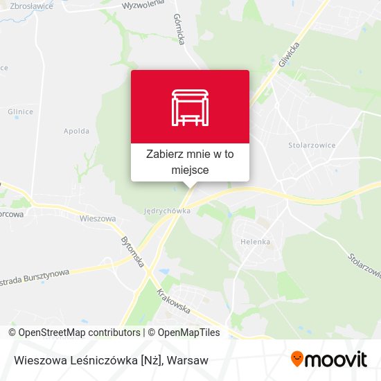 Mapa Wieszowa Leśniczówka [Nż]