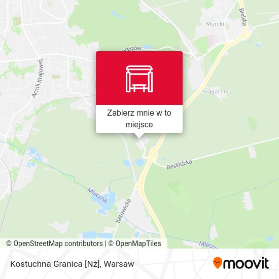 Mapa Kostuchna Granica [Nż]