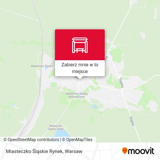 Mapa Miasteczko Śląskie Rynek