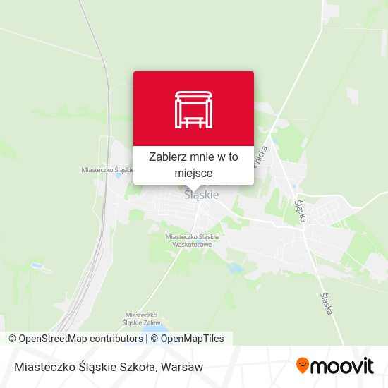 Mapa Miasteczko Śląskie Szkoła