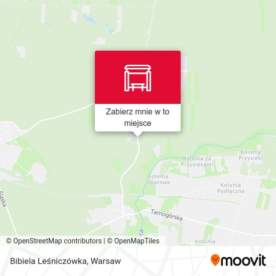 Mapa Bibiela Leśniczówka