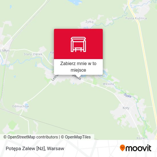 Mapa Potępa Zalew [Nż]