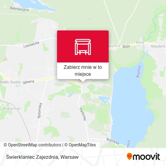 Mapa Świerklaniec Zajezdnia