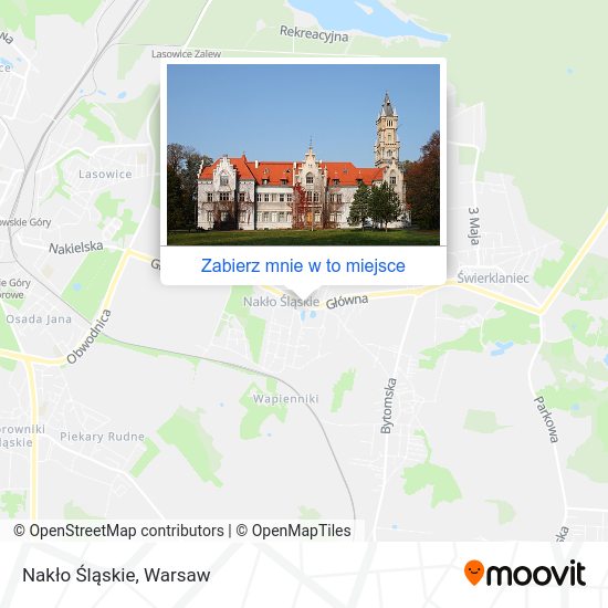 Mapa Nakło Śląskie