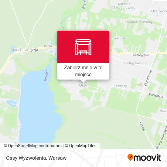 Mapa Ossy Wyzwolenia