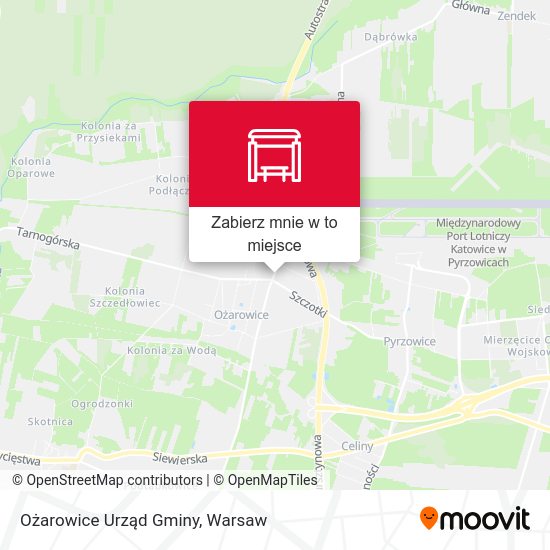 Mapa Ożarowice Urząd Gminy