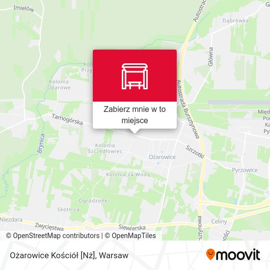 Mapa Ożarowice Kościół [Nż]