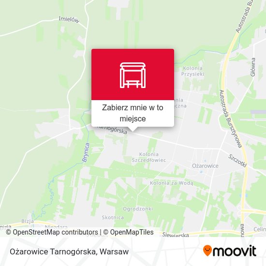 Mapa Ożarowice Tarnogórska