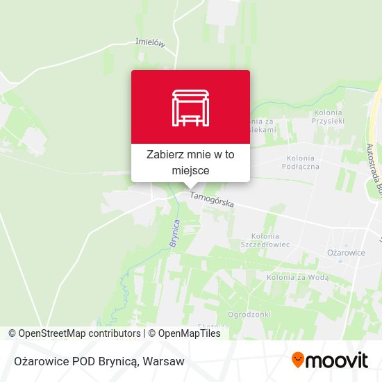 Mapa Ożarowice POD Brynicą