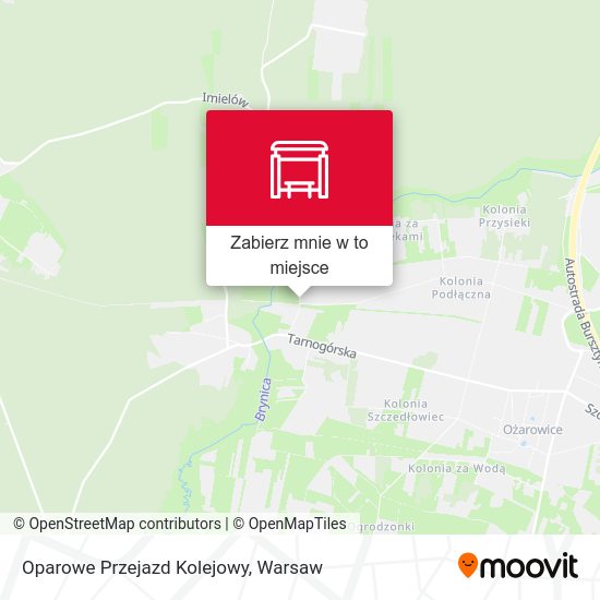 Mapa Oparowe Przejazd Kolejowy