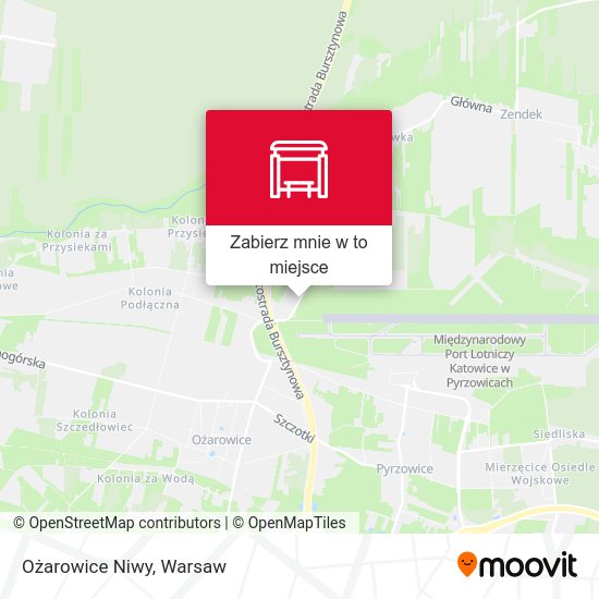 Mapa Ożarowice Niwy