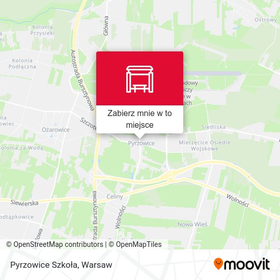 Mapa Pyrzowice Szkoła