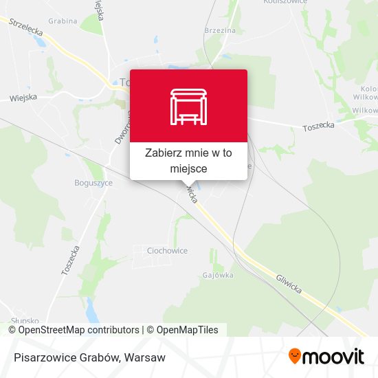 Mapa Pisarzowice Grabów