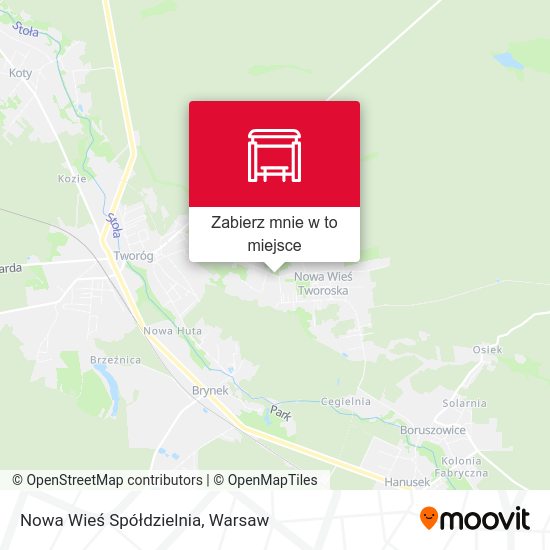 Mapa Nowa Wieś Spółdzielnia