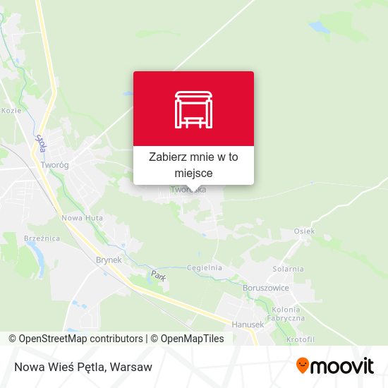 Mapa Nowa Wieś Pętla