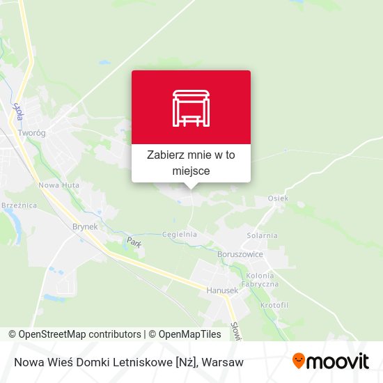 Mapa Nowa Wieś Domki Letniskowe [Nż]