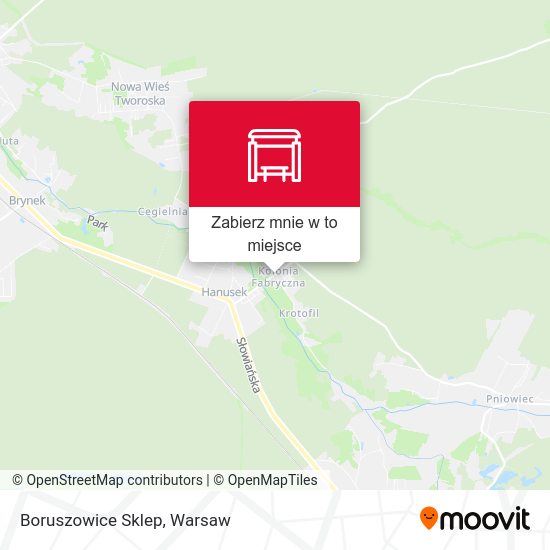 Mapa Boruszowice Sklep