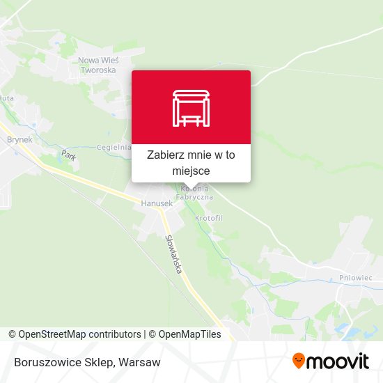 Mapa Boruszowice Sklep