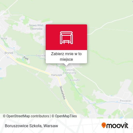 Mapa Boruszowice Szkoła