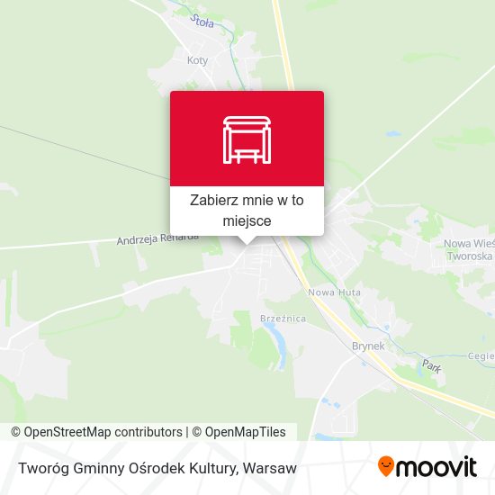 Mapa Tworóg Gminny Ośrodek Kultury