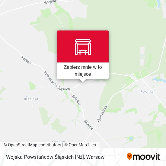 Mapa Wojska Powstańców Śląskich [Nż]