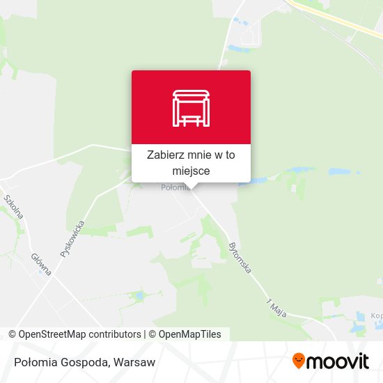 Mapa Połomia Gospoda