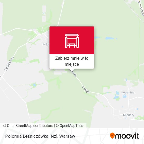 Mapa Połomia Leśniczówka [Nż]