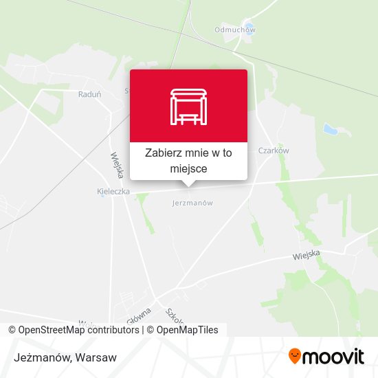 Mapa Jeżmanów