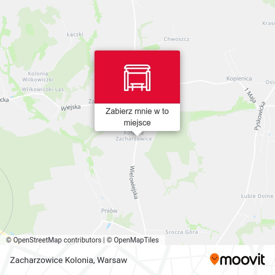 Mapa Zacharzowice Kolonia