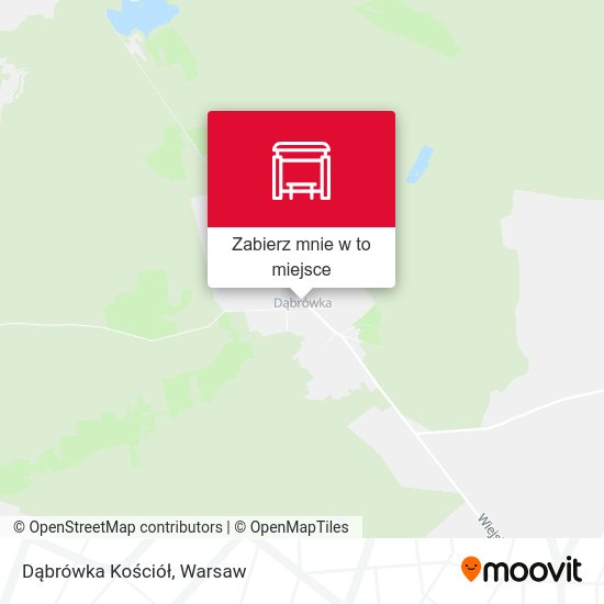 Mapa Dąbrówka Kościół