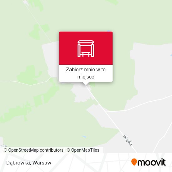 Mapa Dąbrówka