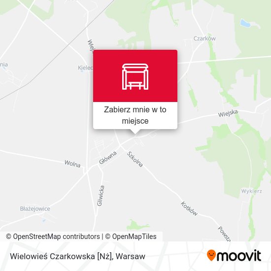 Mapa Wielowieś Czarkowska [Nż]