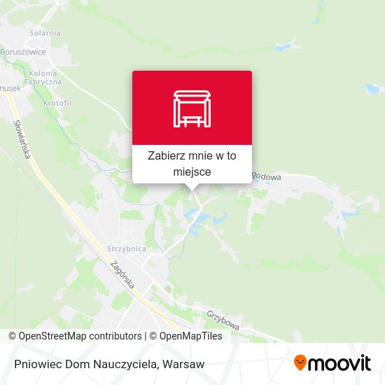 Mapa Pniowiec Dom Nauczyciela