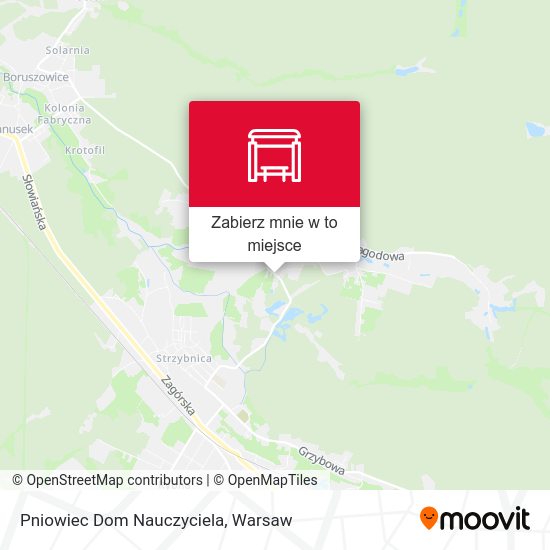 Mapa Pniowiec Dom Nauczyciela