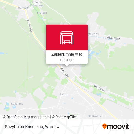 Mapa Strzybnica Kościelna