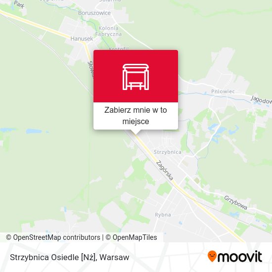 Mapa Strzybnica Osiedle [Nż]