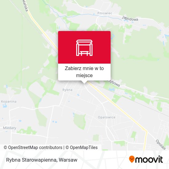 Mapa Rybna Starowapienna