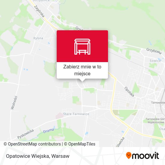 Mapa Opatowice Wiejska