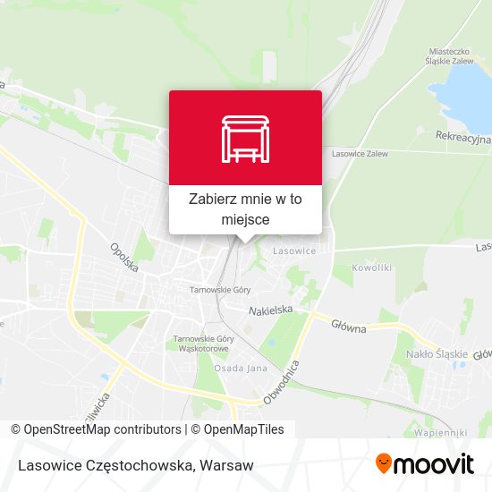 Mapa Lasowice Częstochowska