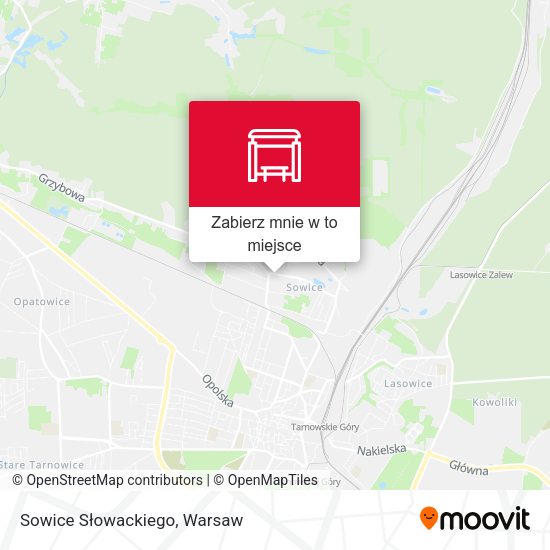 Mapa Sowice Słowackiego