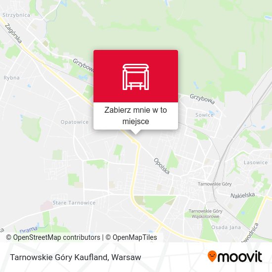 Mapa Tarnowskie Góry Kaufland