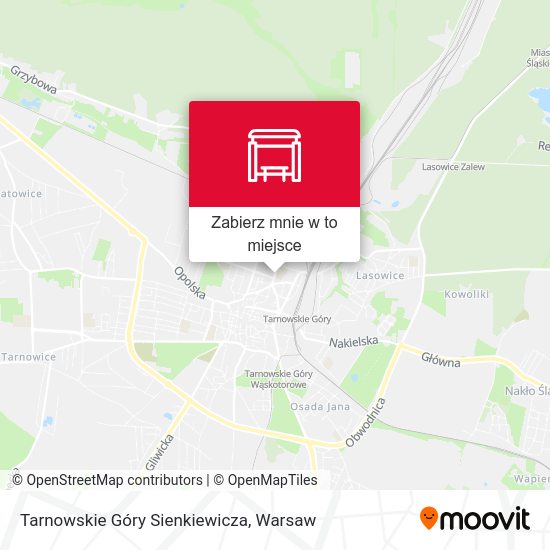 Mapa Tarnowskie Góry Sienkiewicza