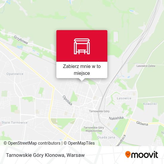 Mapa Tarnowskie Góry Klonowa