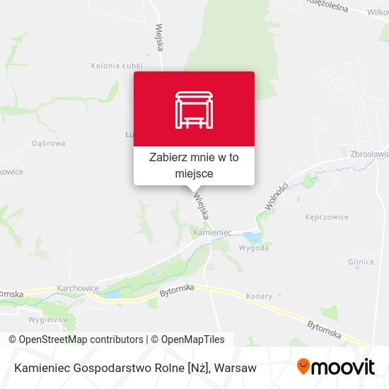 Mapa Kamieniec Gospodarstwo Rolne [Nż]