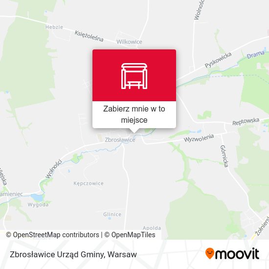 Mapa Zbrosławice Urząd Gminy