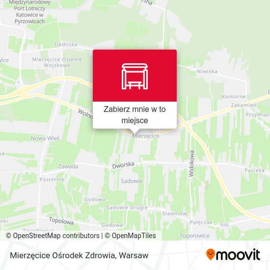 Mapa Mierzęcice Ośrodek Zdrowia