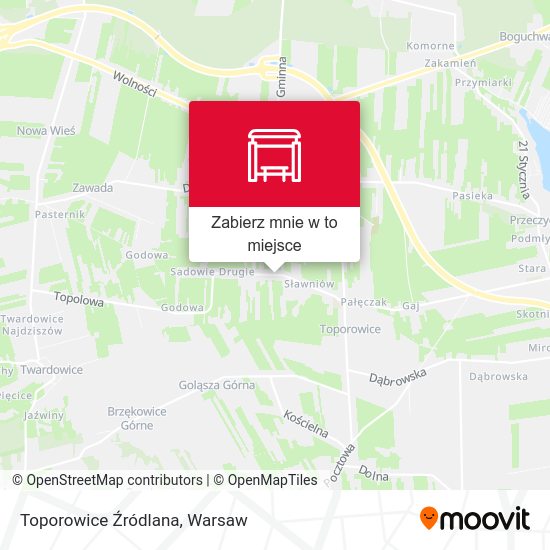 Mapa Toporowice Źródlana