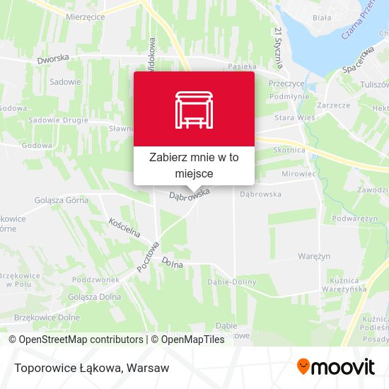 Mapa Toporowice Łąkowa